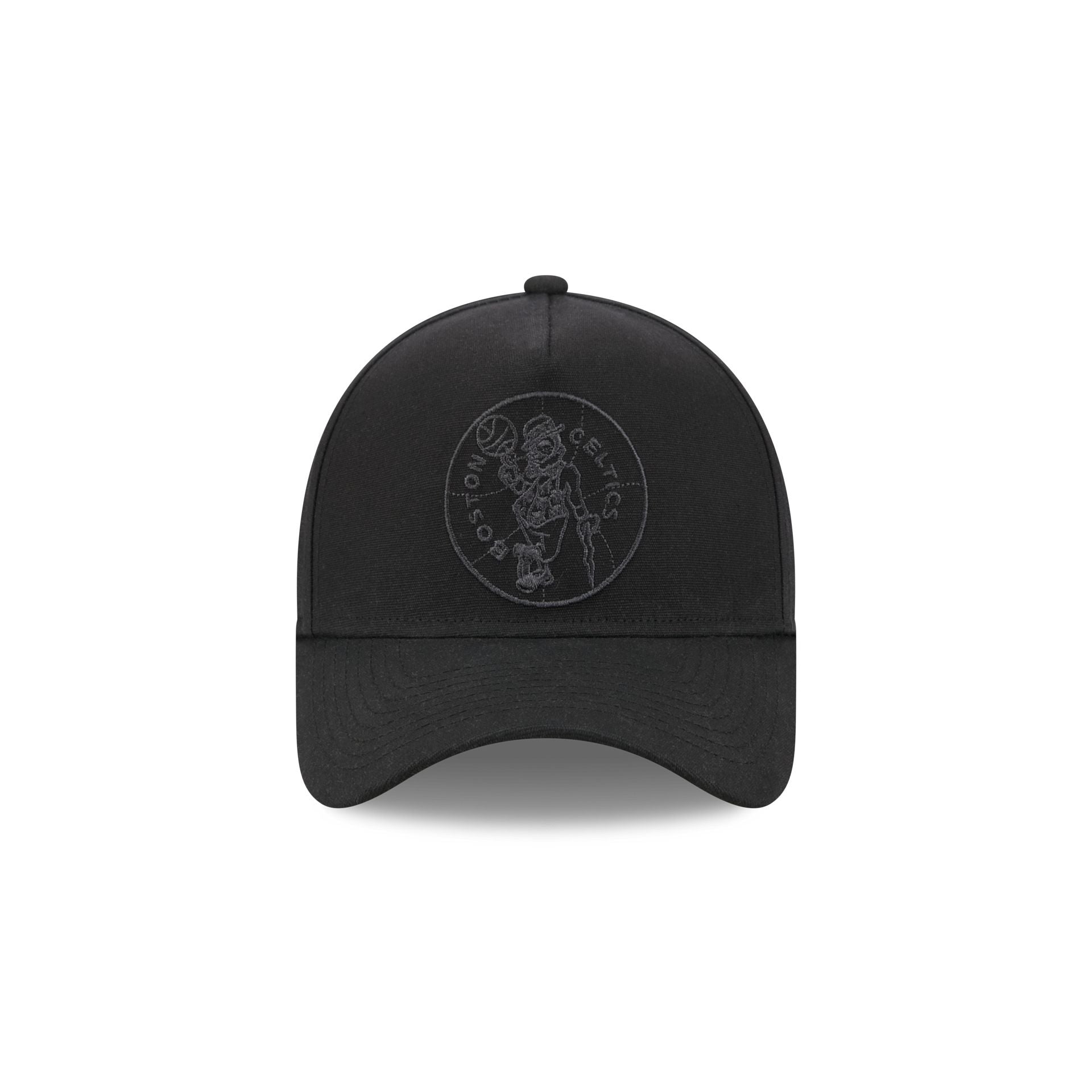 Boston Celtics Waxed Canvas Black 59FORTY A-Frame Fitted Hat