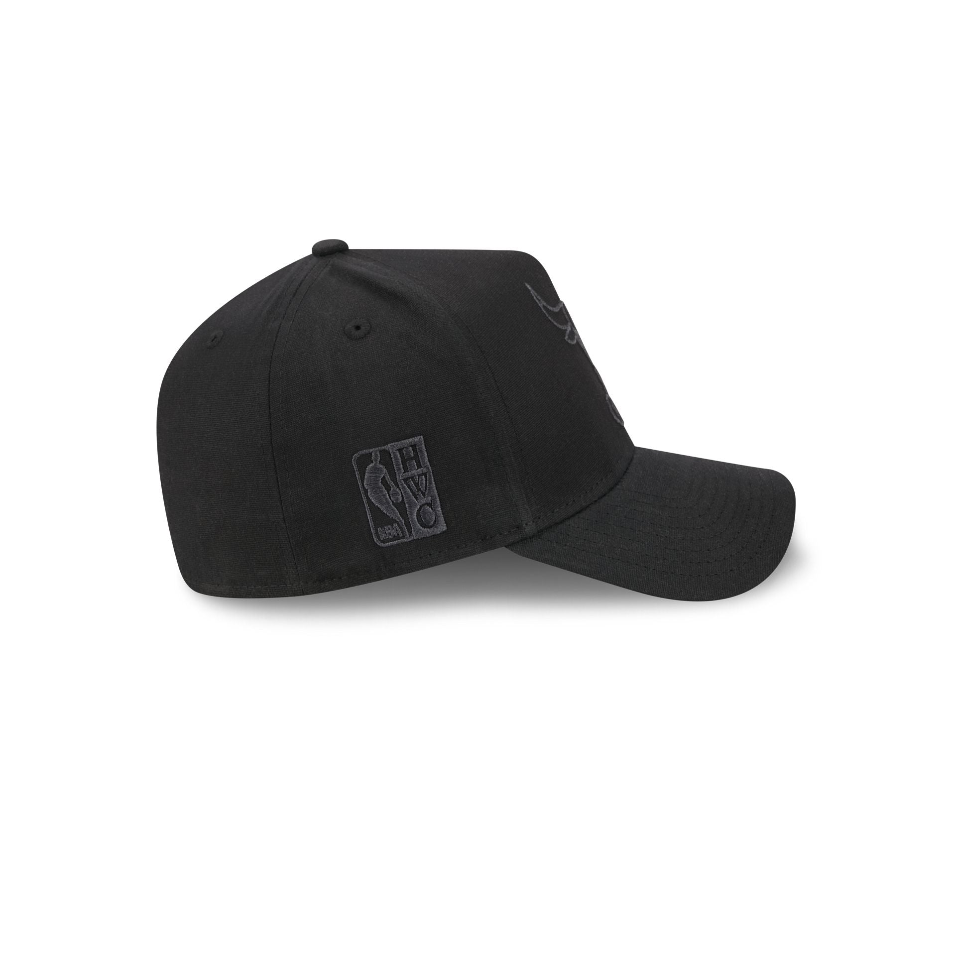 Chicago Bulls Waxed Canvas Black 59FORTY A-Frame Fitted Hat