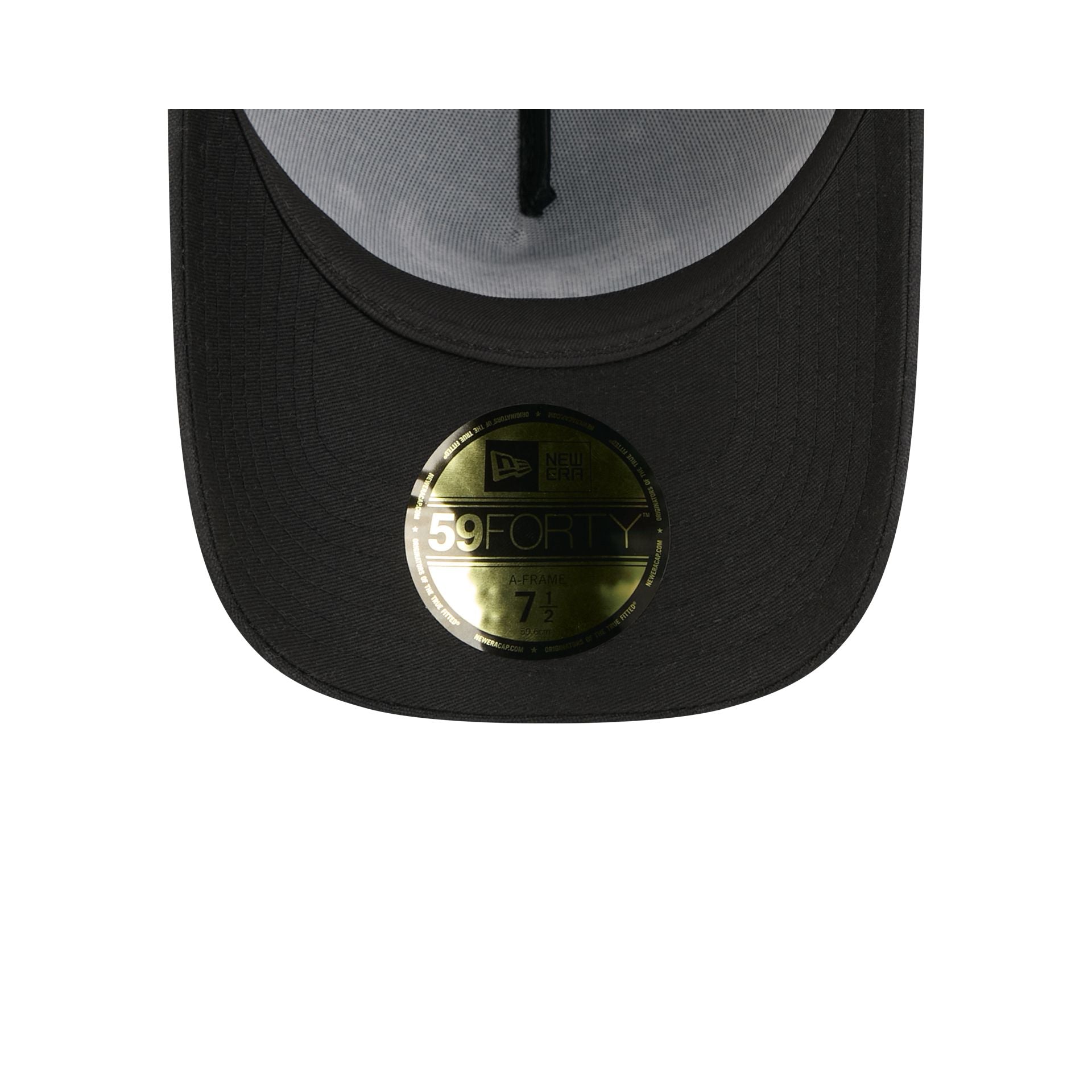 Chicago Bulls Waxed Canvas Black 59FORTY A-Frame Fitted Hat