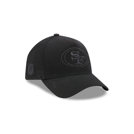 San Francisco 49ers Waxed Canvas Black 59FORTY A-Frame Fitted Hat - New Era Cap
