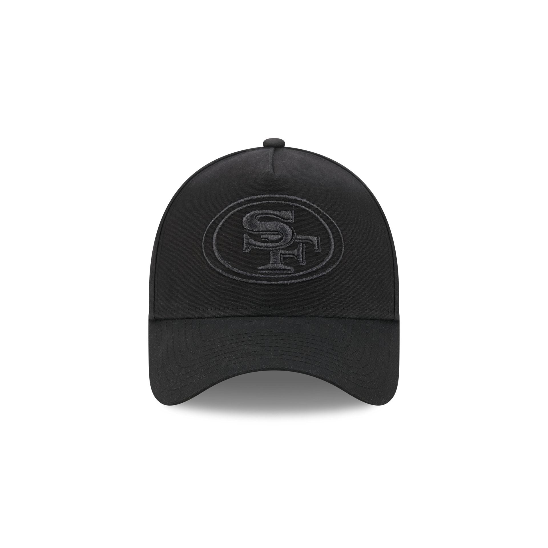 San Francisco 49ers Waxed Canvas Black 59FORTY A-Frame Fitted Hat