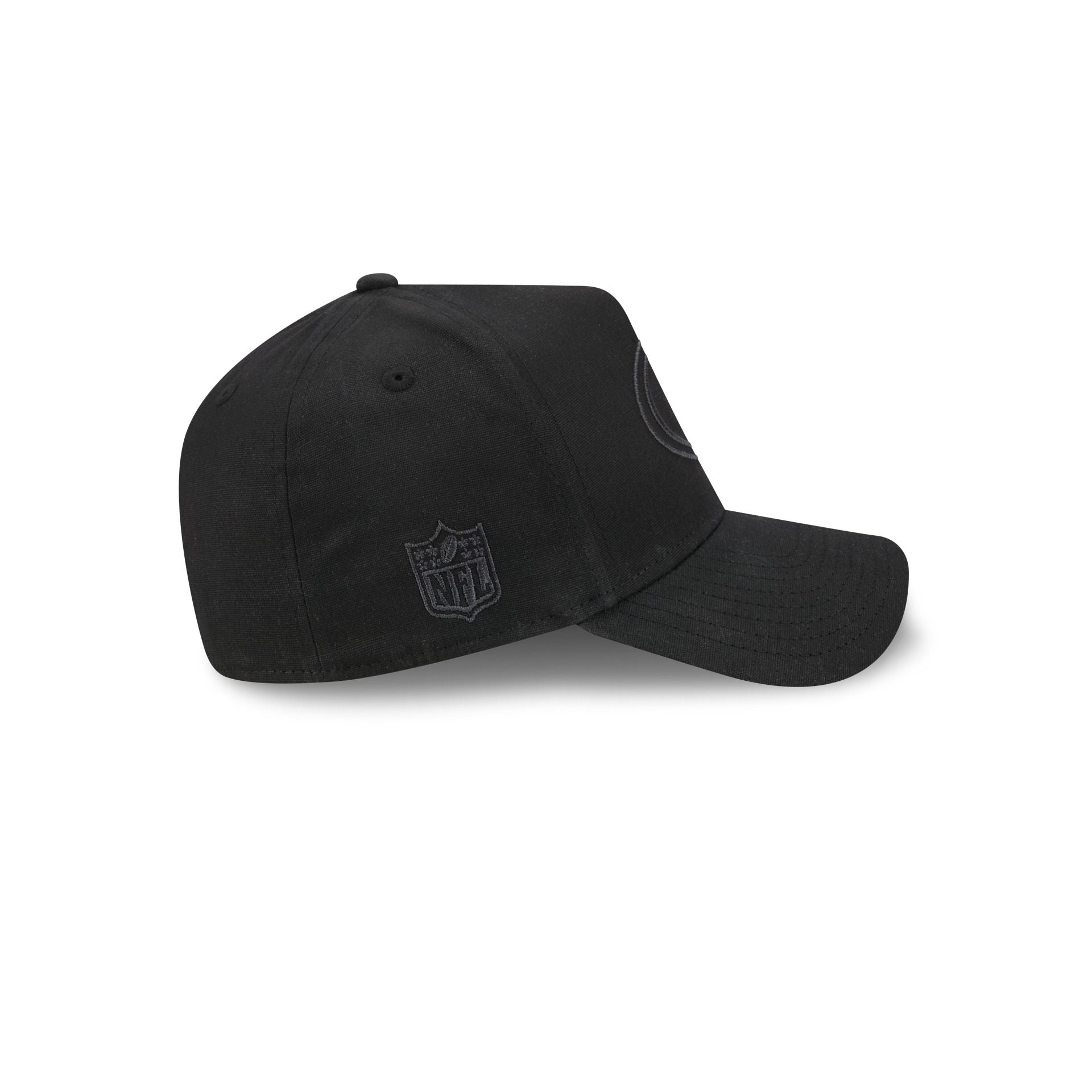 San Francisco 49ers Waxed Canvas Black 59FORTY A-Frame Fitted Hat