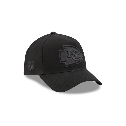 Kansas City Chiefs Waxed Canvas Black 59FORTY A-Frame Fitted Hat - New Era Cap