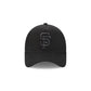 San Francisco Giants Waxed Canvas Black 59FORTY A-Frame Fitted Hat
