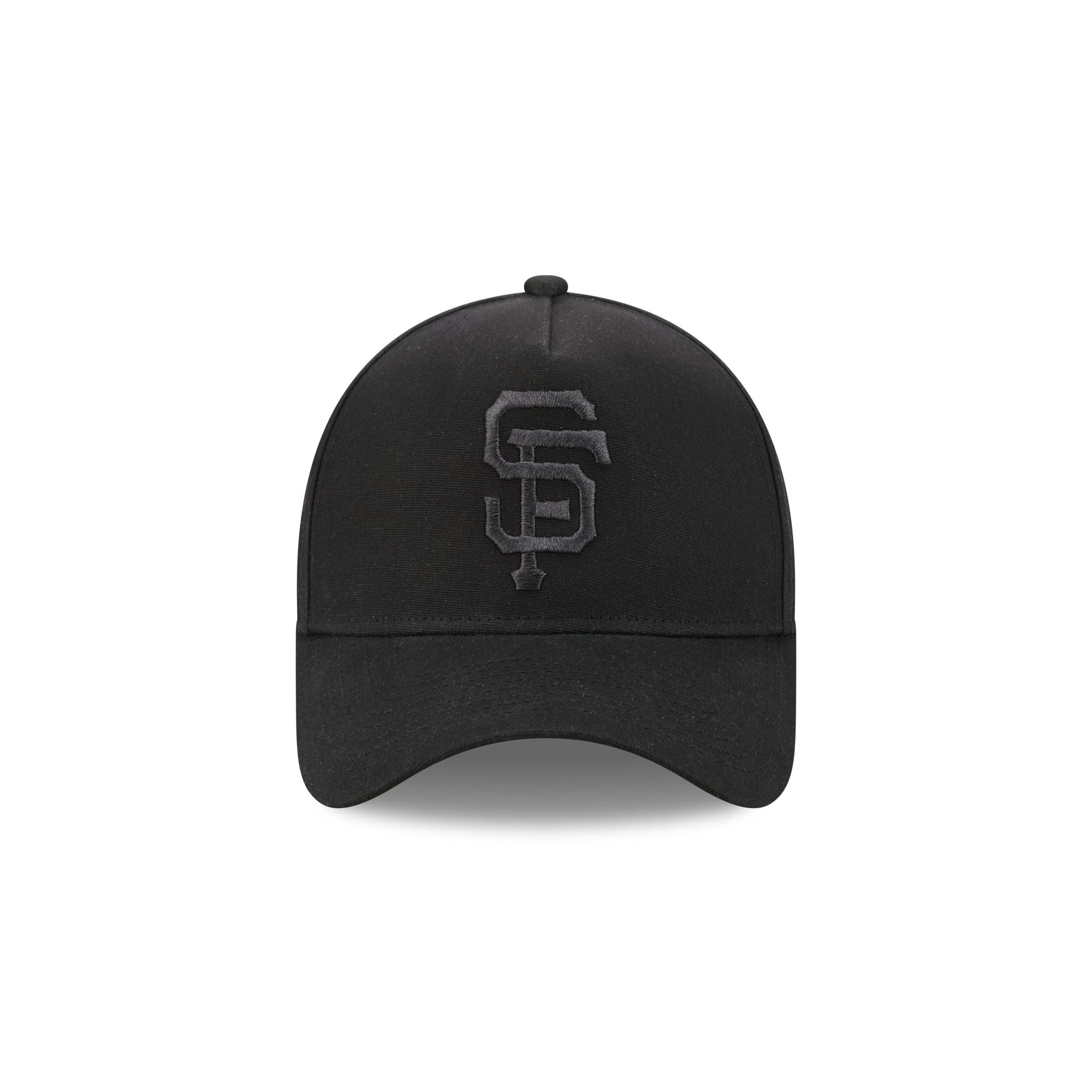 San Francisco Giants Waxed Canvas Black 59FORTY A-Frame Fitted Hat