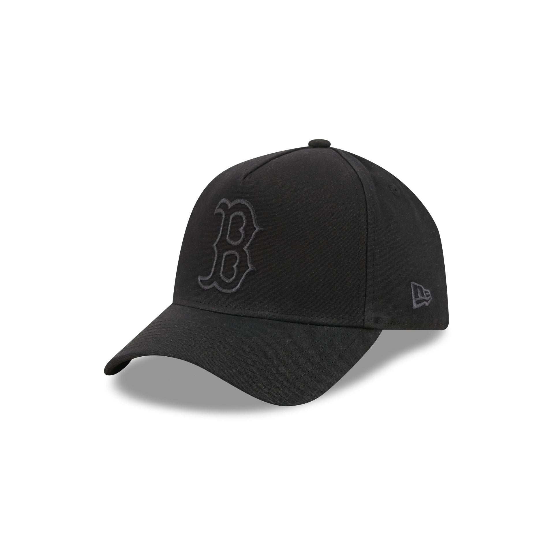 Boston Red Sox Waxed Canvas Black 59FORTY A-Frame Fitted Hat