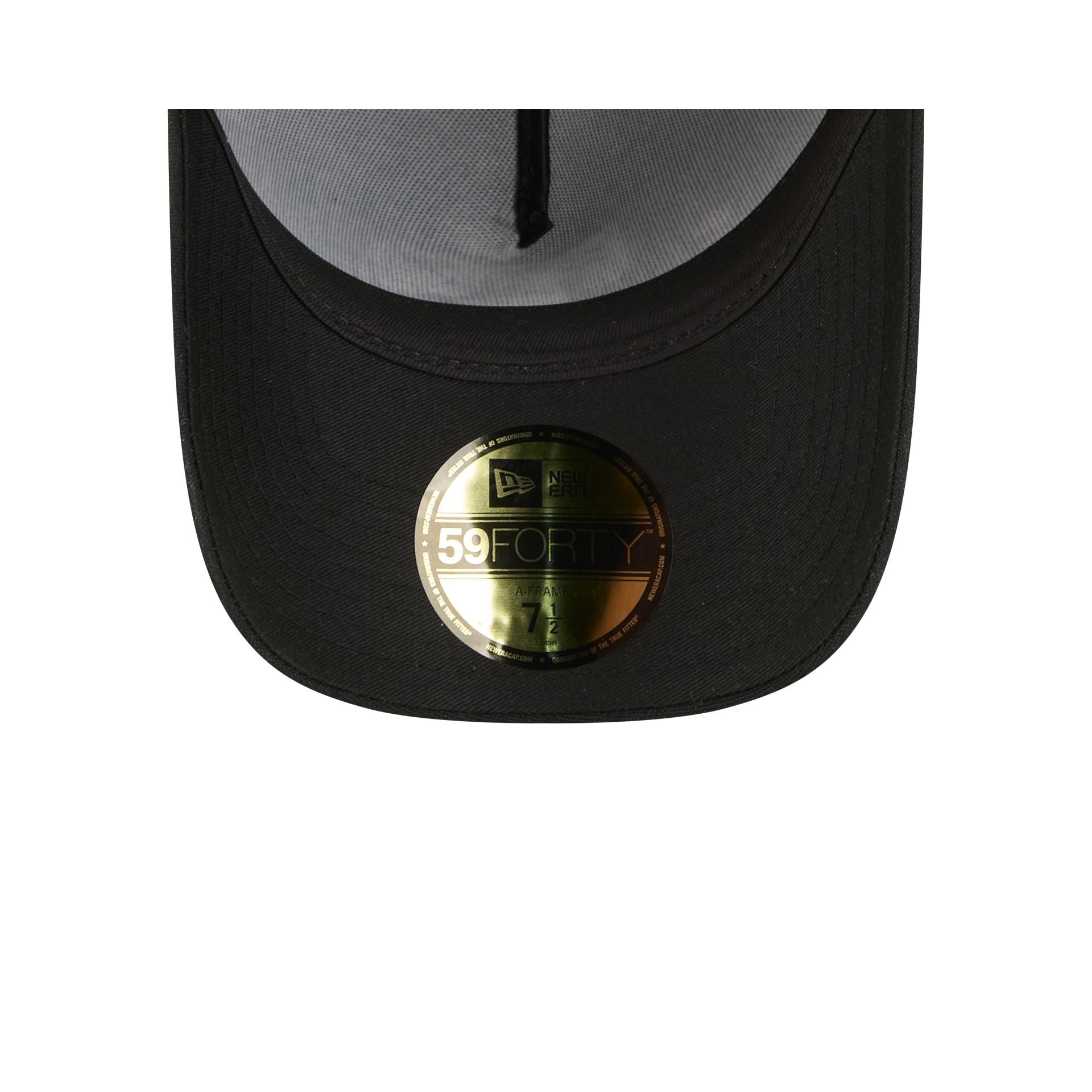 Texas Rangers Waxed Canvas Black 59FORTY A-Frame Fitted Hat