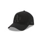 Athletics Waxed Canvas Black 59FORTY A-Frame Fitted Hat