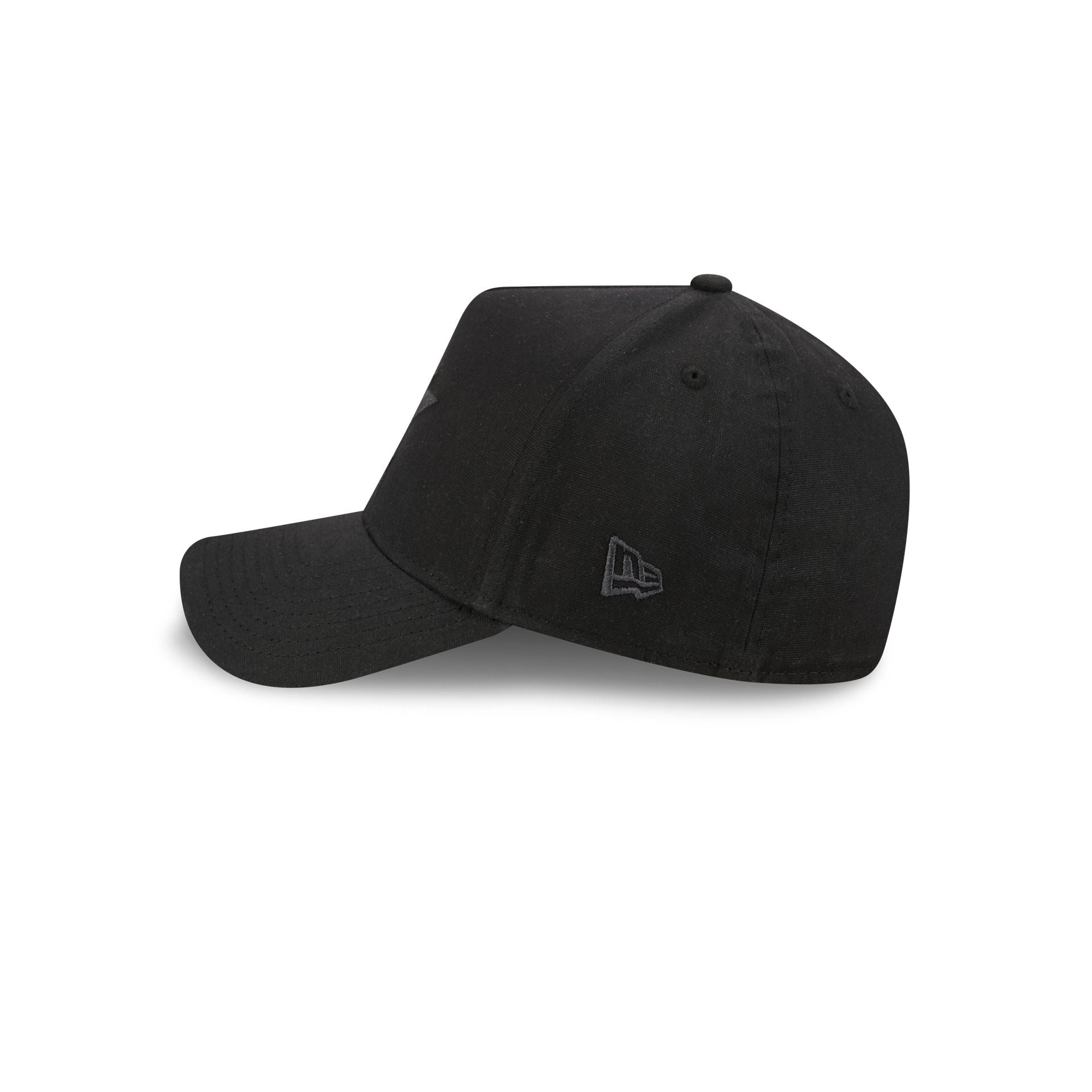 Houston Astros Waxed Canvas Black 59FORTY A-Frame Fitted Hat