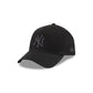New York Yankees Waxed Canvas Black 59FORTY A-Frame Fitted Hat