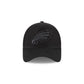 Philadelphia Eagles Waxed Canvas Black 59FORTY A-Frame Fitted Hat