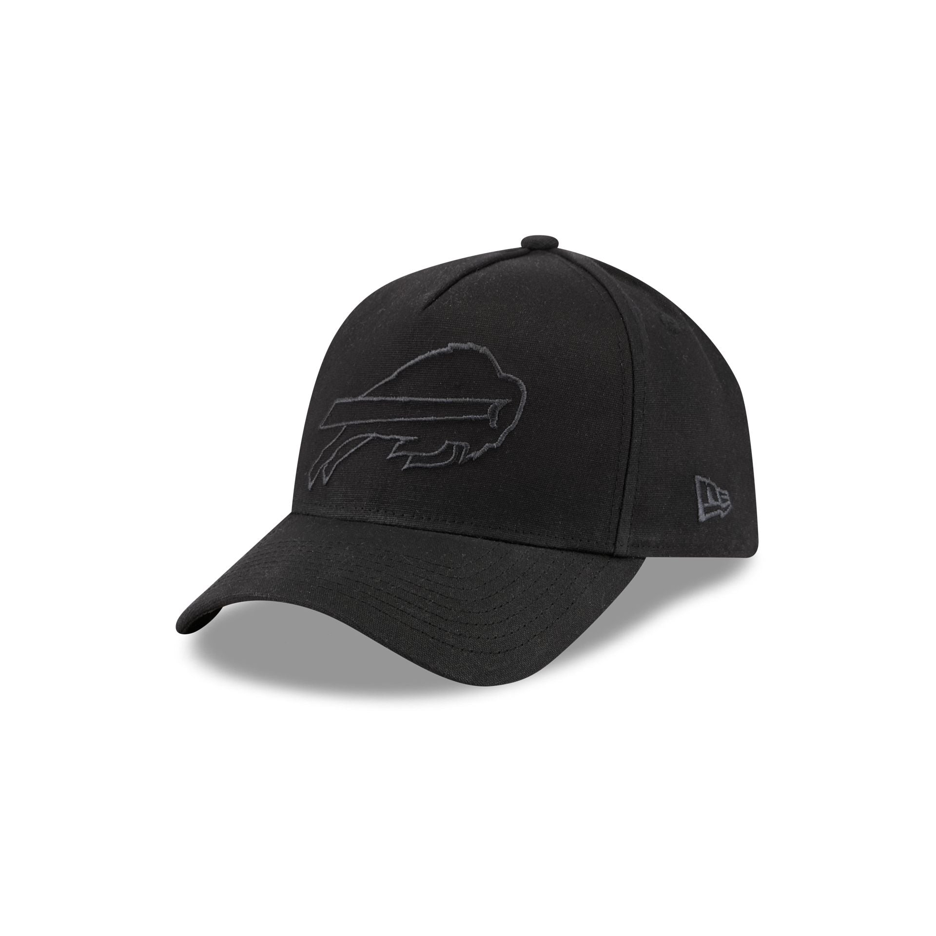 Buffalo Bills Waxed Canvas Black 59FORTY A-Frame Fitted Hat