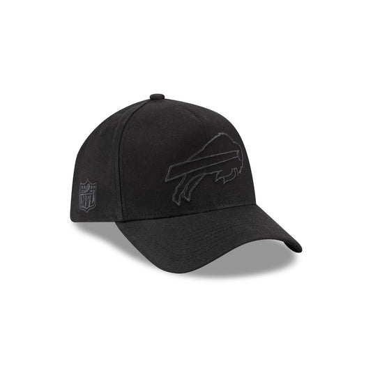 Buffalo Bills Waxed Canvas Black 59FORTY A-Frame Fitted Hat - New Era Cap