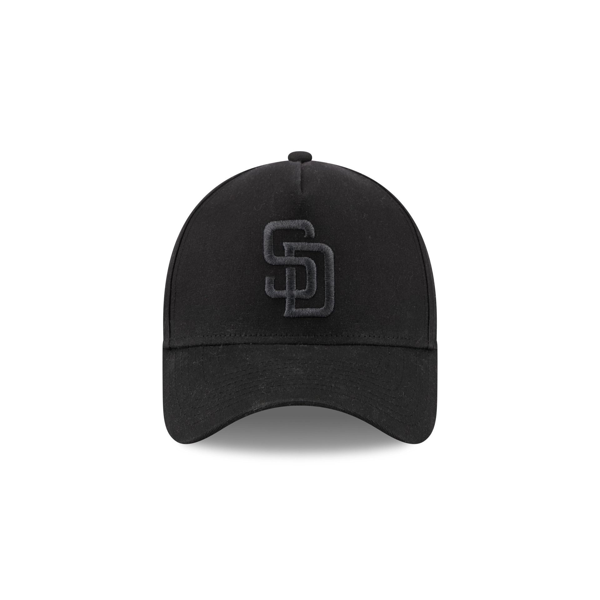 San Diego Padres Waxed Canvas Black 59FORTY A-Frame Fitted Hat