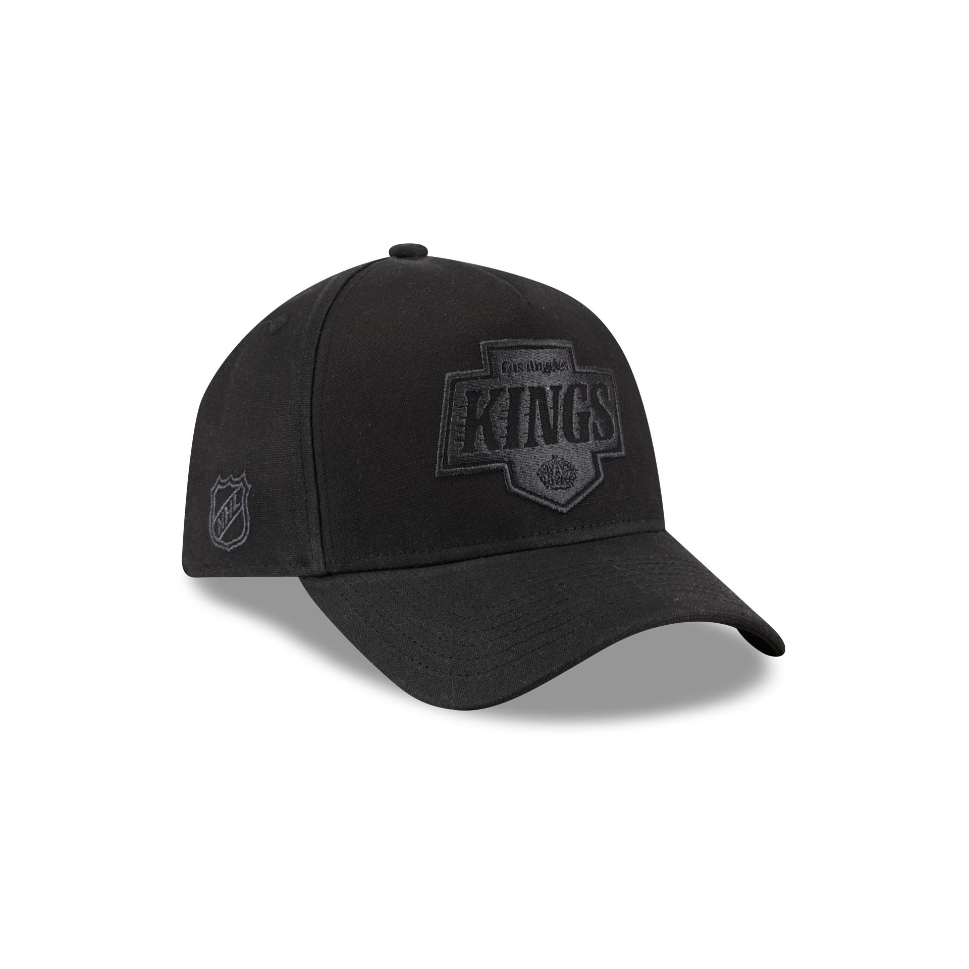 Los Angeles Kings Waxed Canvas Black 59FORTY A-Frame Fitted Hat