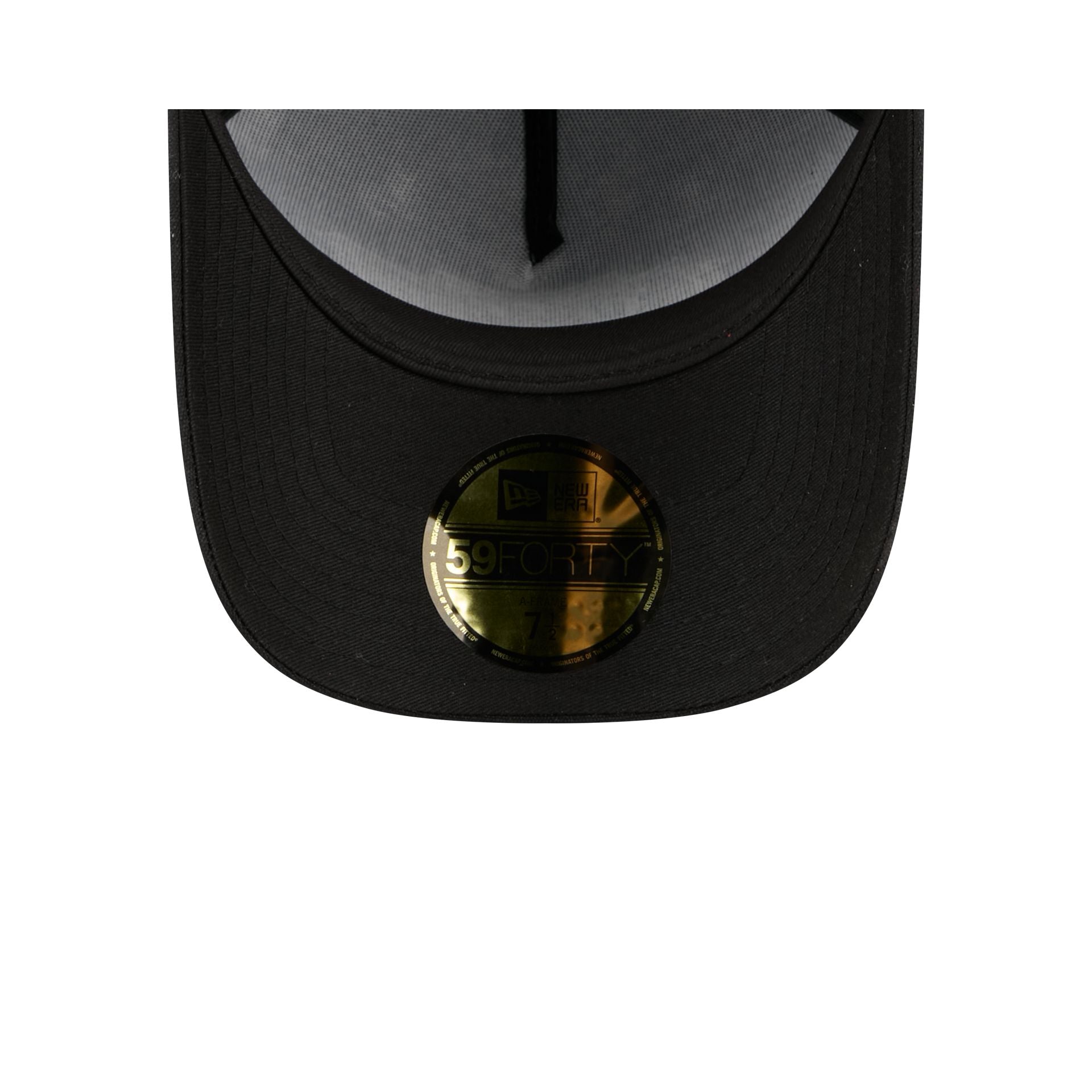 Los Angeles Kings Waxed Canvas Black 59FORTY A-Frame Fitted Hat