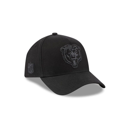 Chicago Bears Waxed Canvas Black 59FORTY A-Frame Fitted Hat - New Era Cap