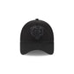 Chicago Bears Waxed Canvas Black 59FORTY A-Frame Fitted Hat