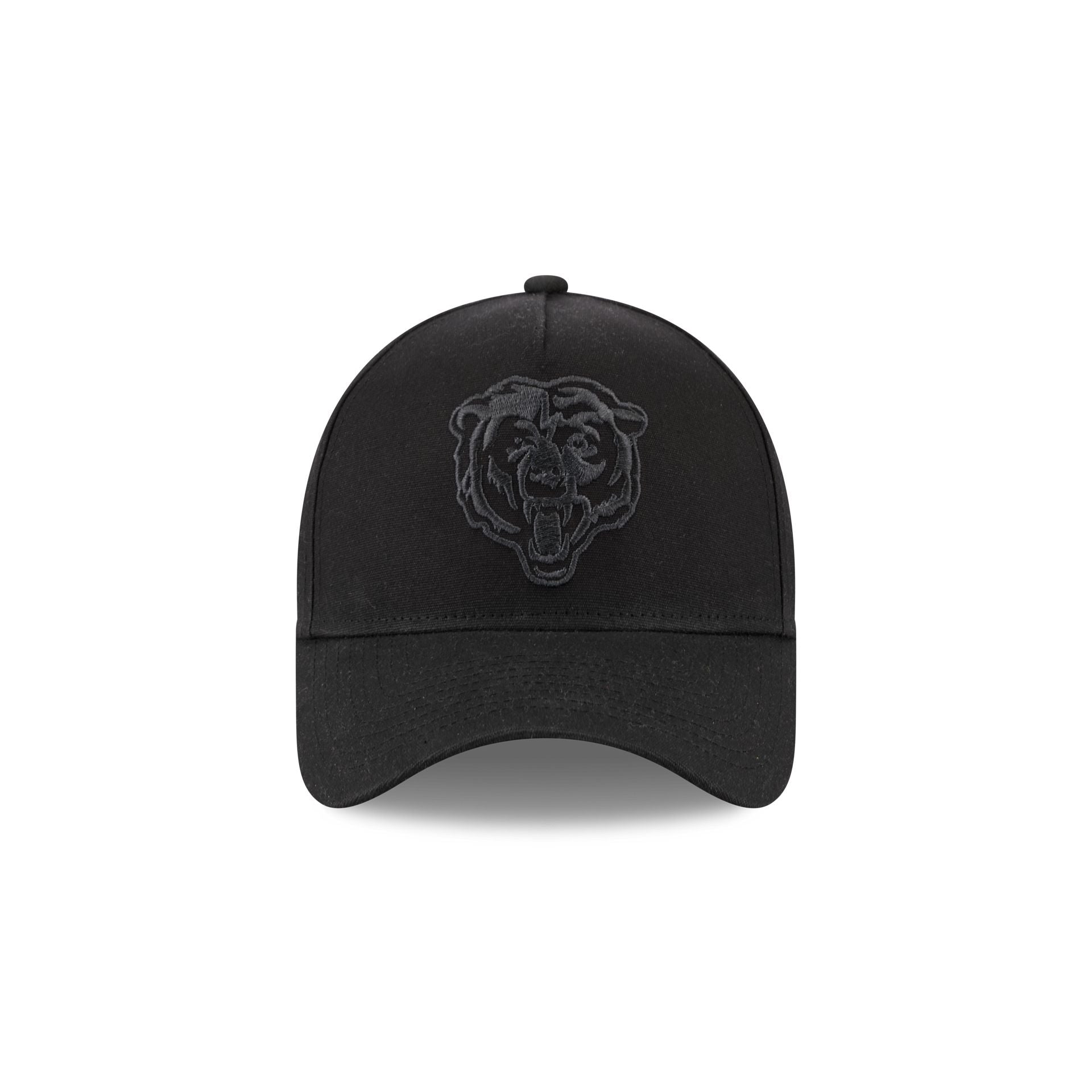 Chicago Bears Waxed Canvas Black 59FORTY A-Frame Fitted Hat