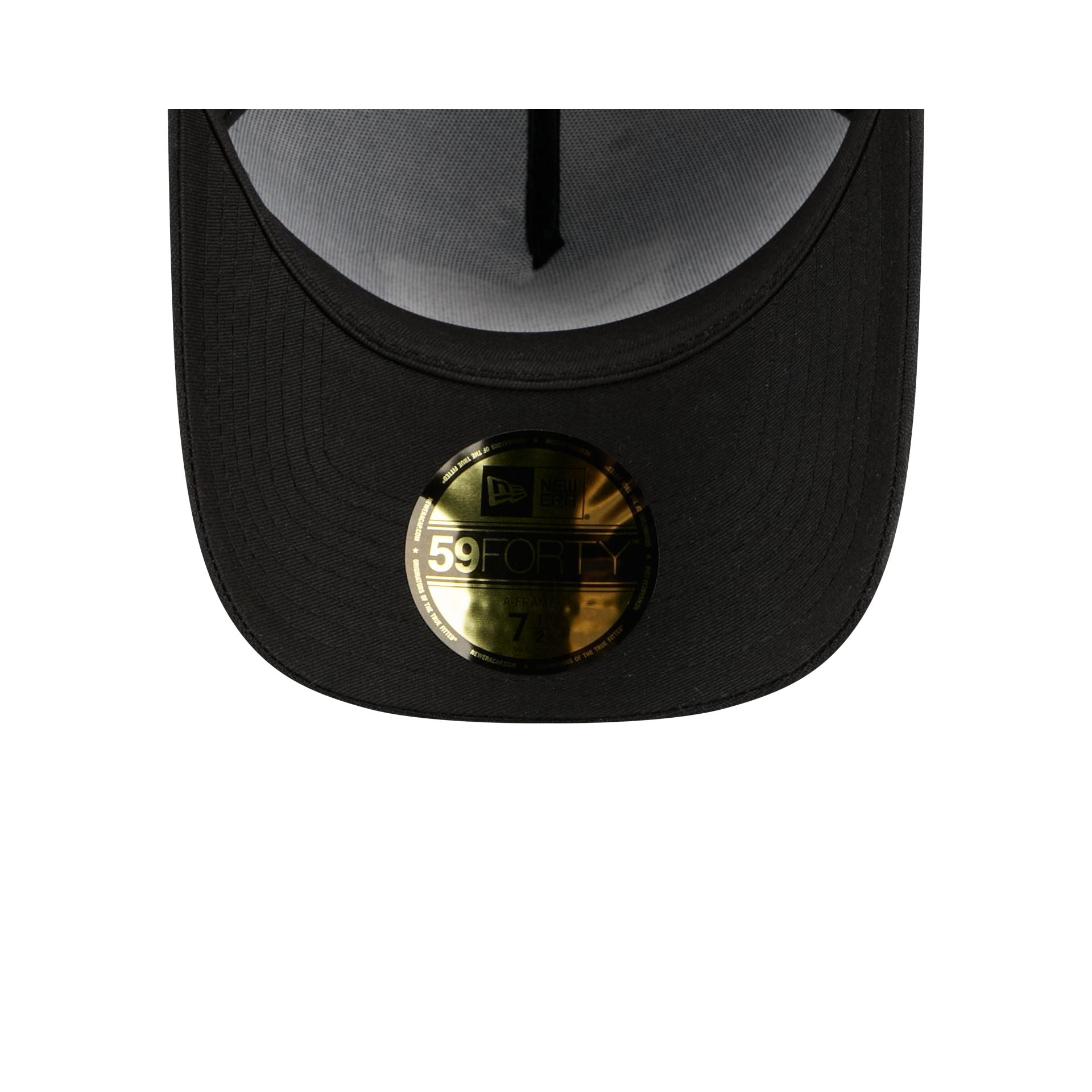 Chicago Bears Waxed Canvas Black 59FORTY A-Frame Fitted Hat