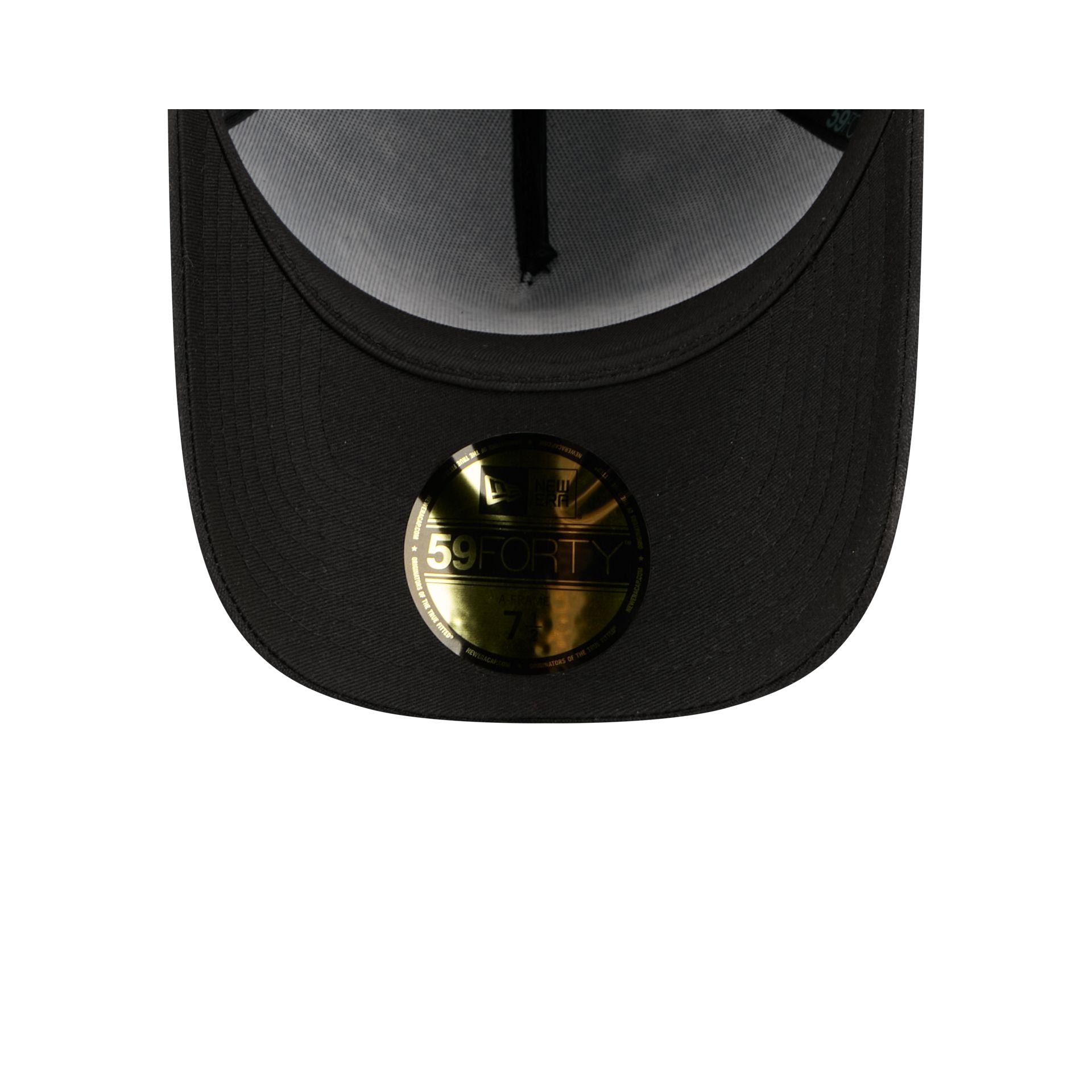 Detroit Red Wings Waxed Canvas Black 59FORTY A-Frame Fitted Hat