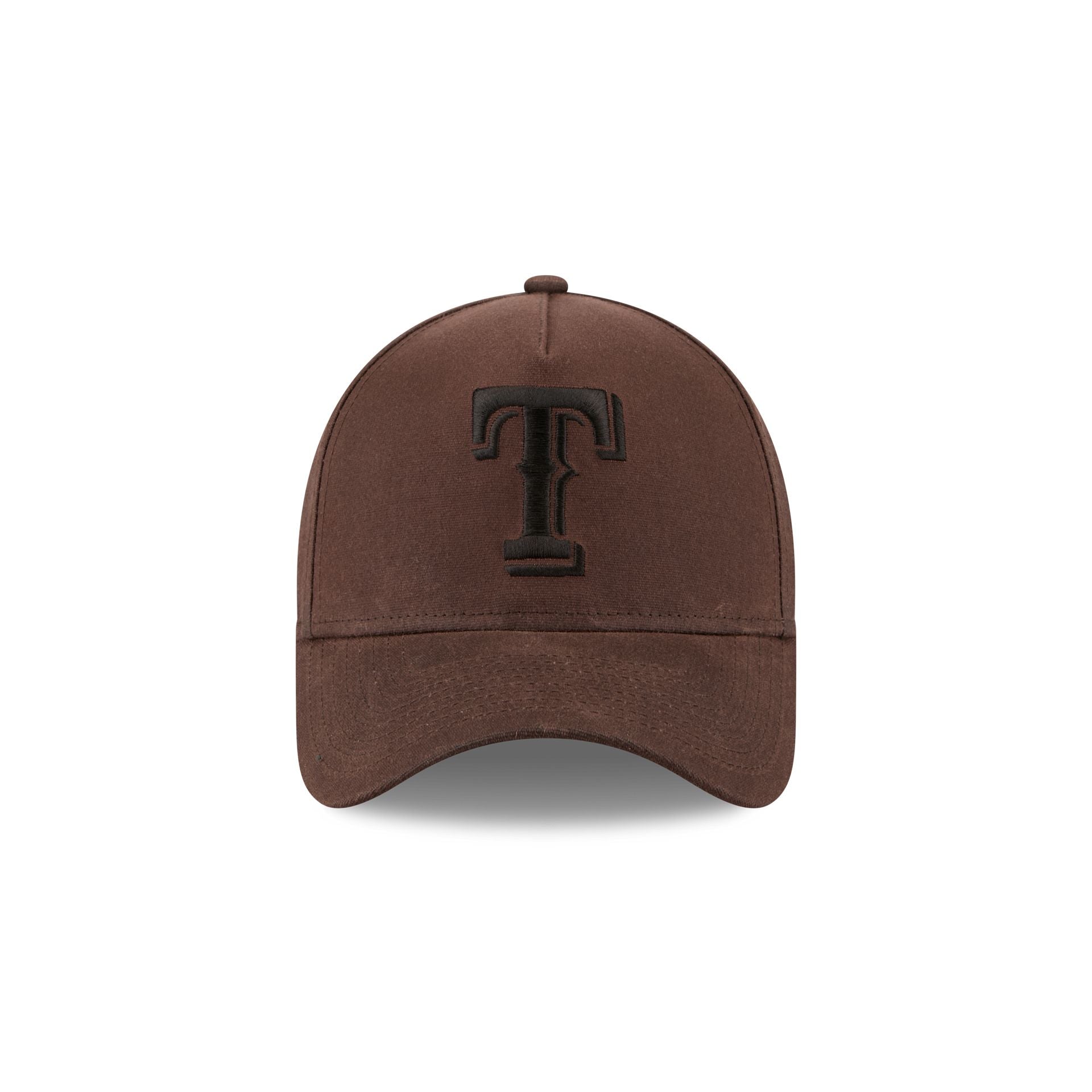 Texas Rangers Waxed Canvas Brown 59FORTY A-Frame Fitted Hat