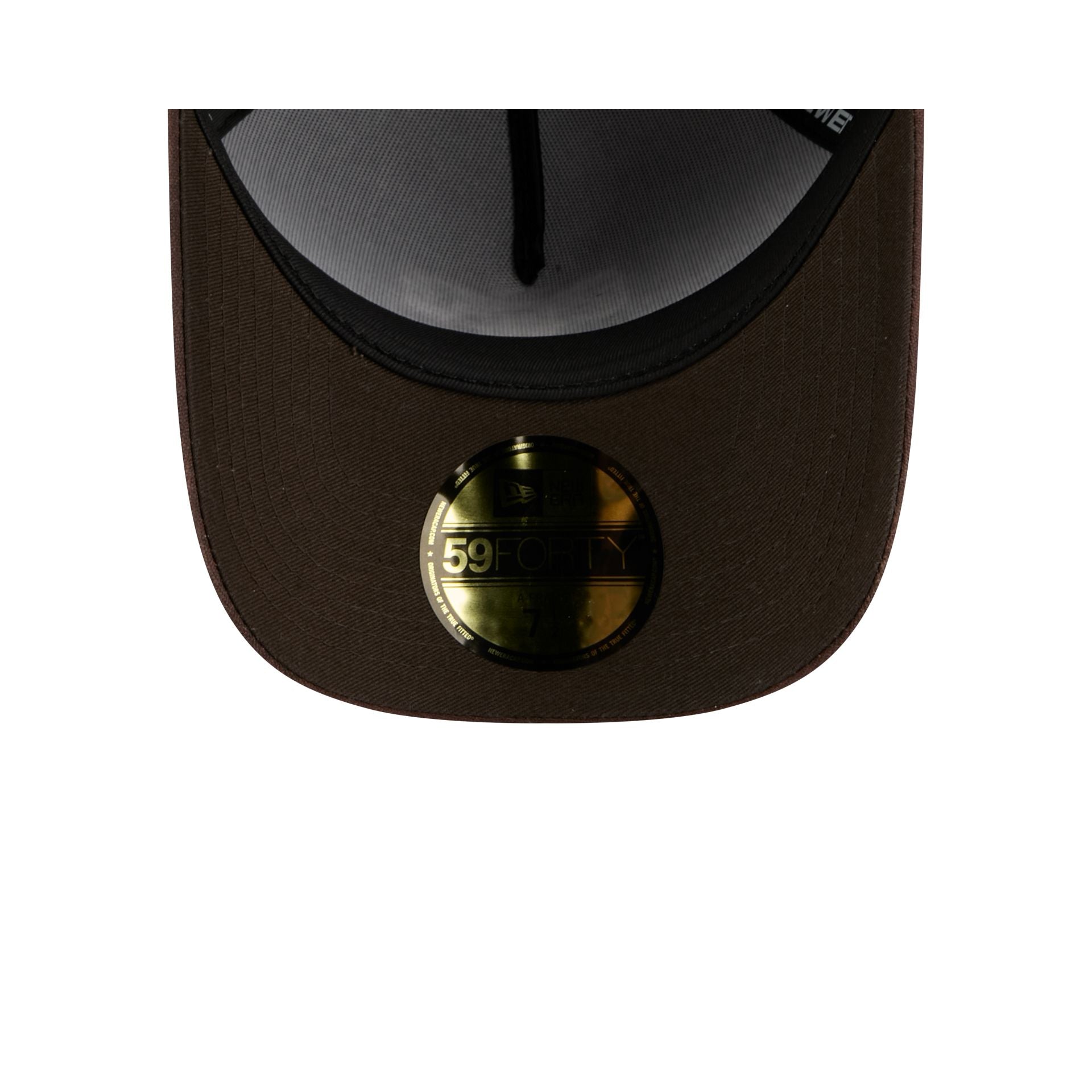 Texas Rangers Waxed Canvas Brown 59FORTY A-Frame Fitted Hat