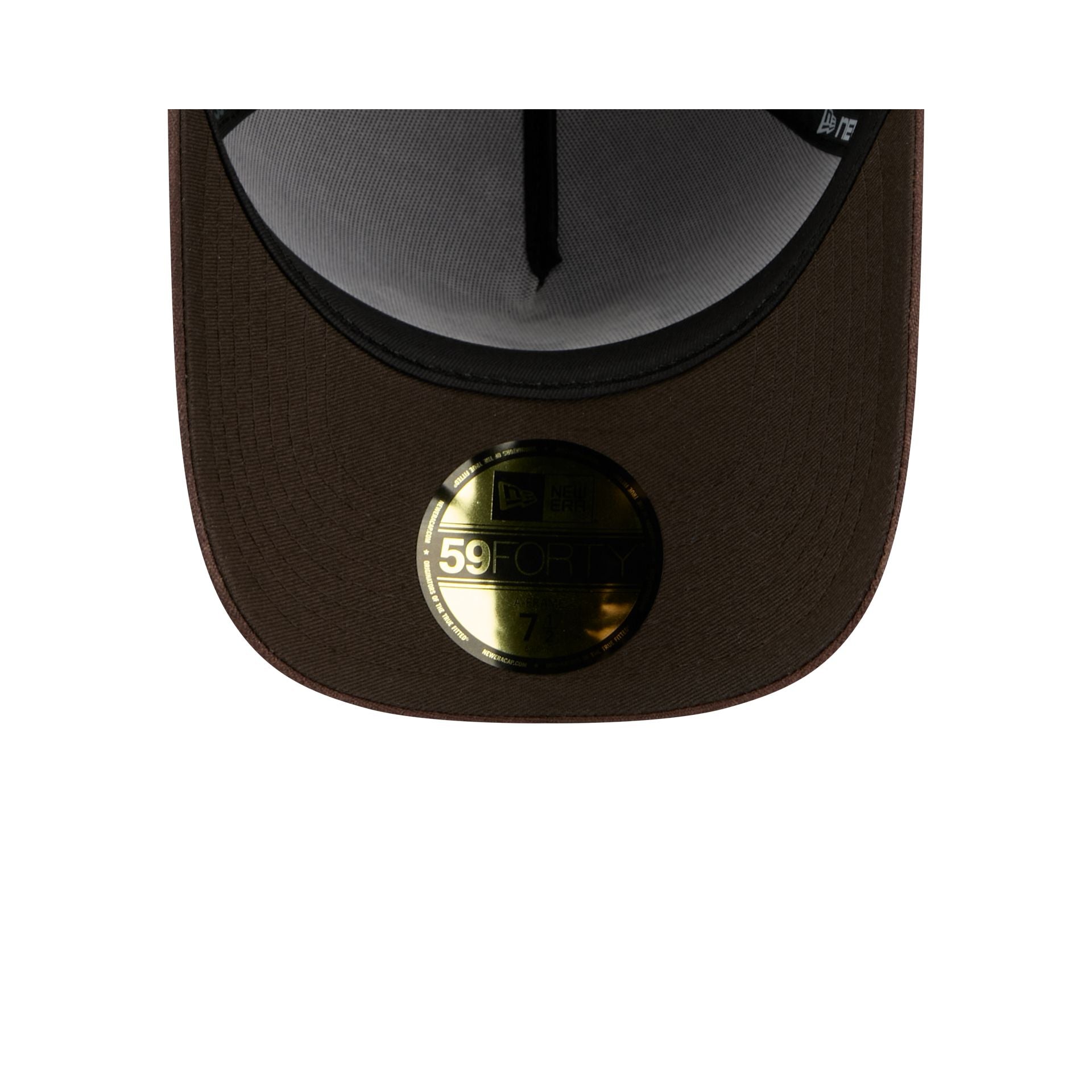 Miami Dolphins Waxed Canvas Brown 59FORTY A-Frame Fitted Hat