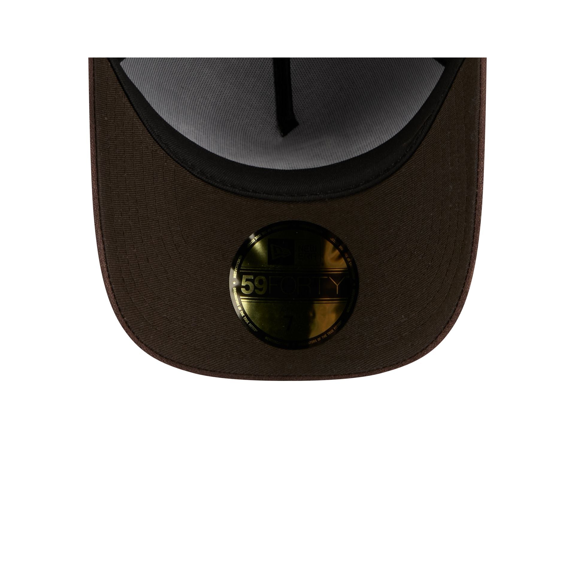 Los Angeles Dodgers Waxed Canvas Brown 59FORTY A-Frame Fitted Hat