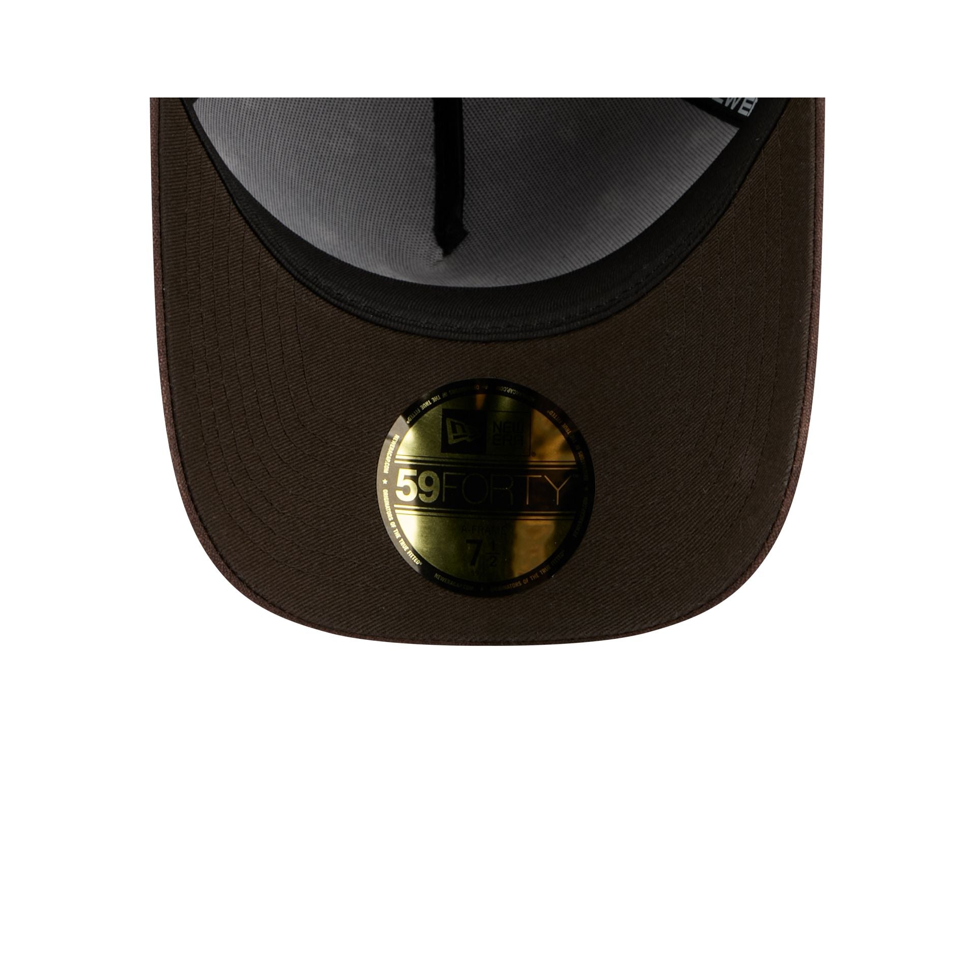 Atlanta Braves Waxed Canvas Brown 59FORTY A-Frame Fitted Hat