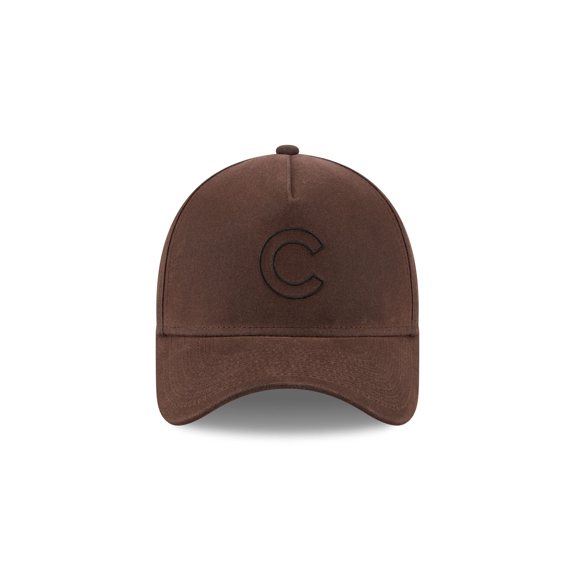 Chicago Cubs Waxed Canvas Brown 59FORTY A-Frame Fitted Hat