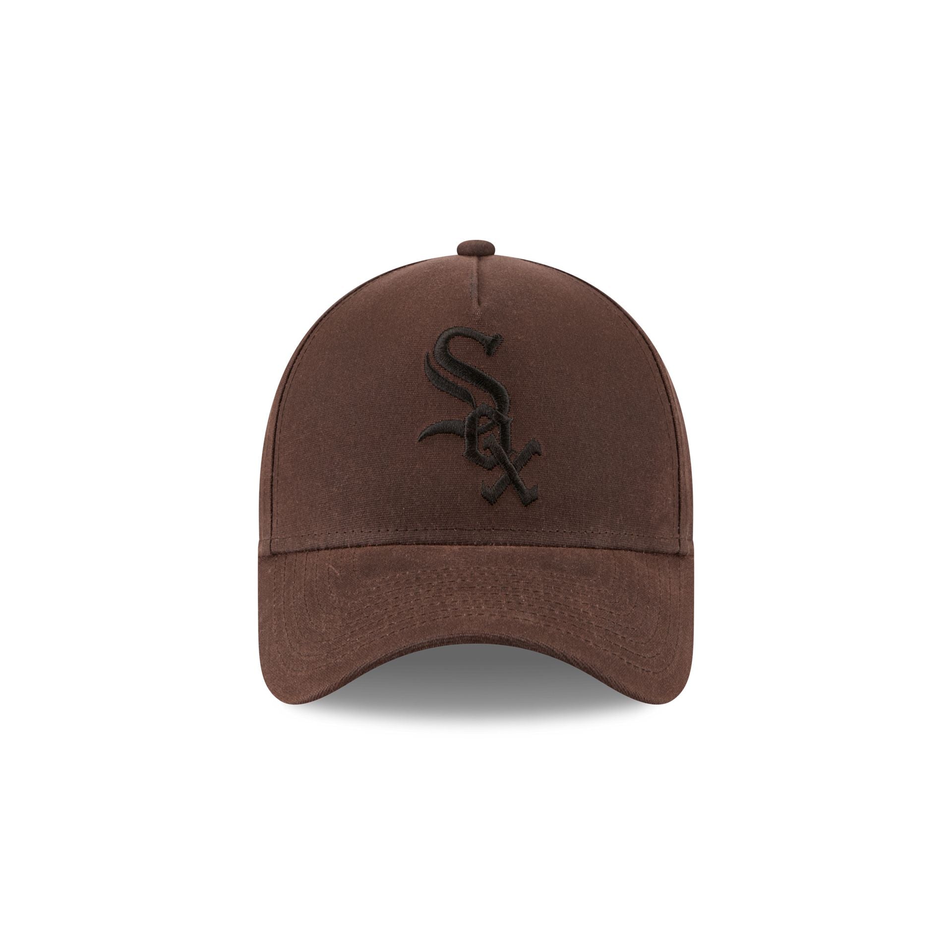 Chicago White Sox Waxed Canvas Brown 59FORTY A-Frame Fitted Hat