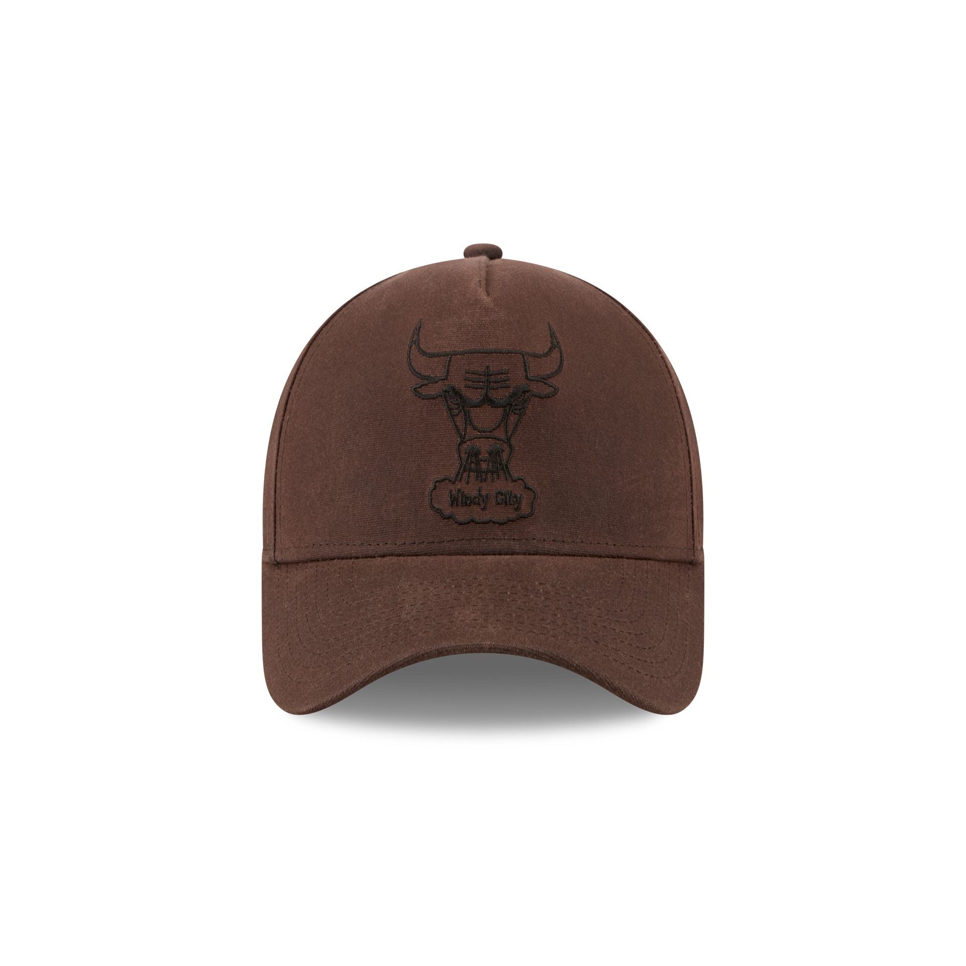 Chicago Bulls Waxed Canvas Brown 59FORTY A-Frame Fitted Hat