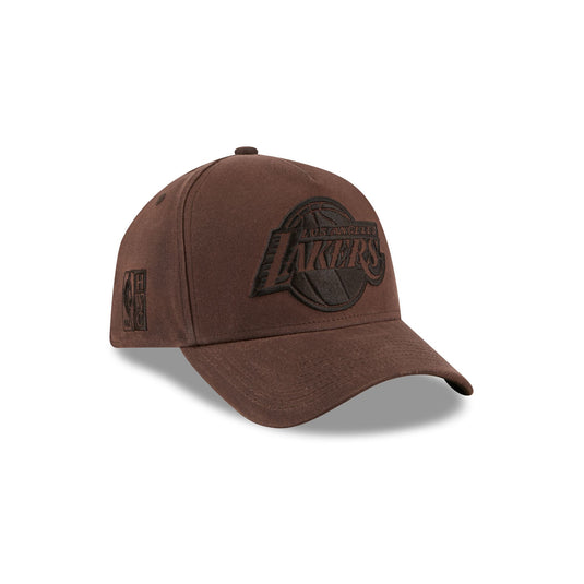 Los Angeles Lakers Waxed Canvas Brown 59FORTY A-Frame Fitted Hat - New Era Cap