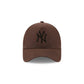 New York Yankees Waxed Canvas Brown 59FORTY A-Frame Fitted Hat