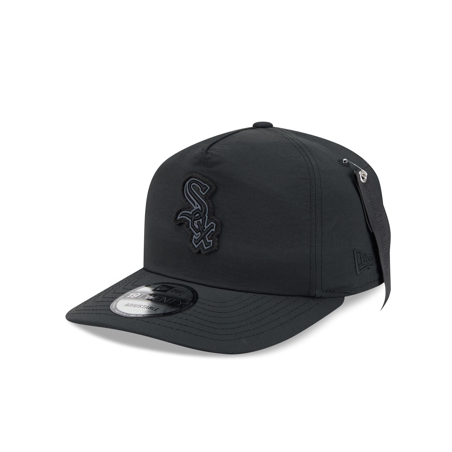 Alpha Industries x Chicago White Sox Black 19TWENTY Adjustable Hat