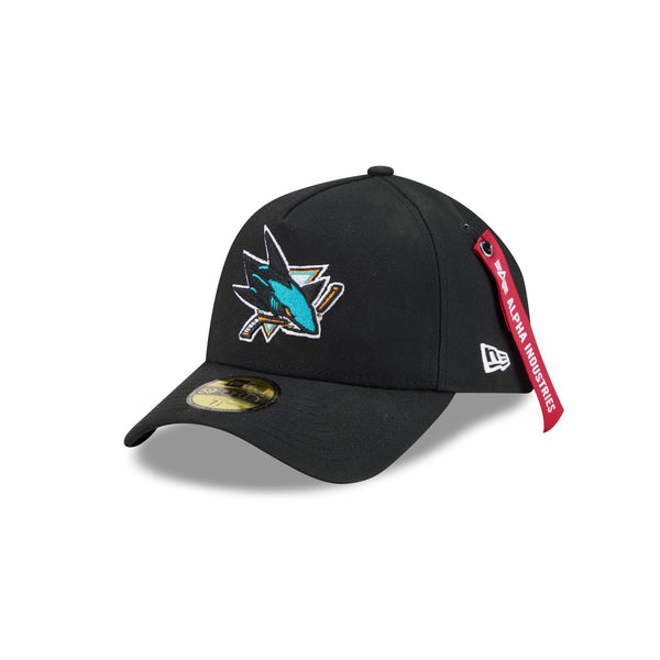 Alpha Industries x San Jose Sharks 59FORTY A-Frame Fitted Hat