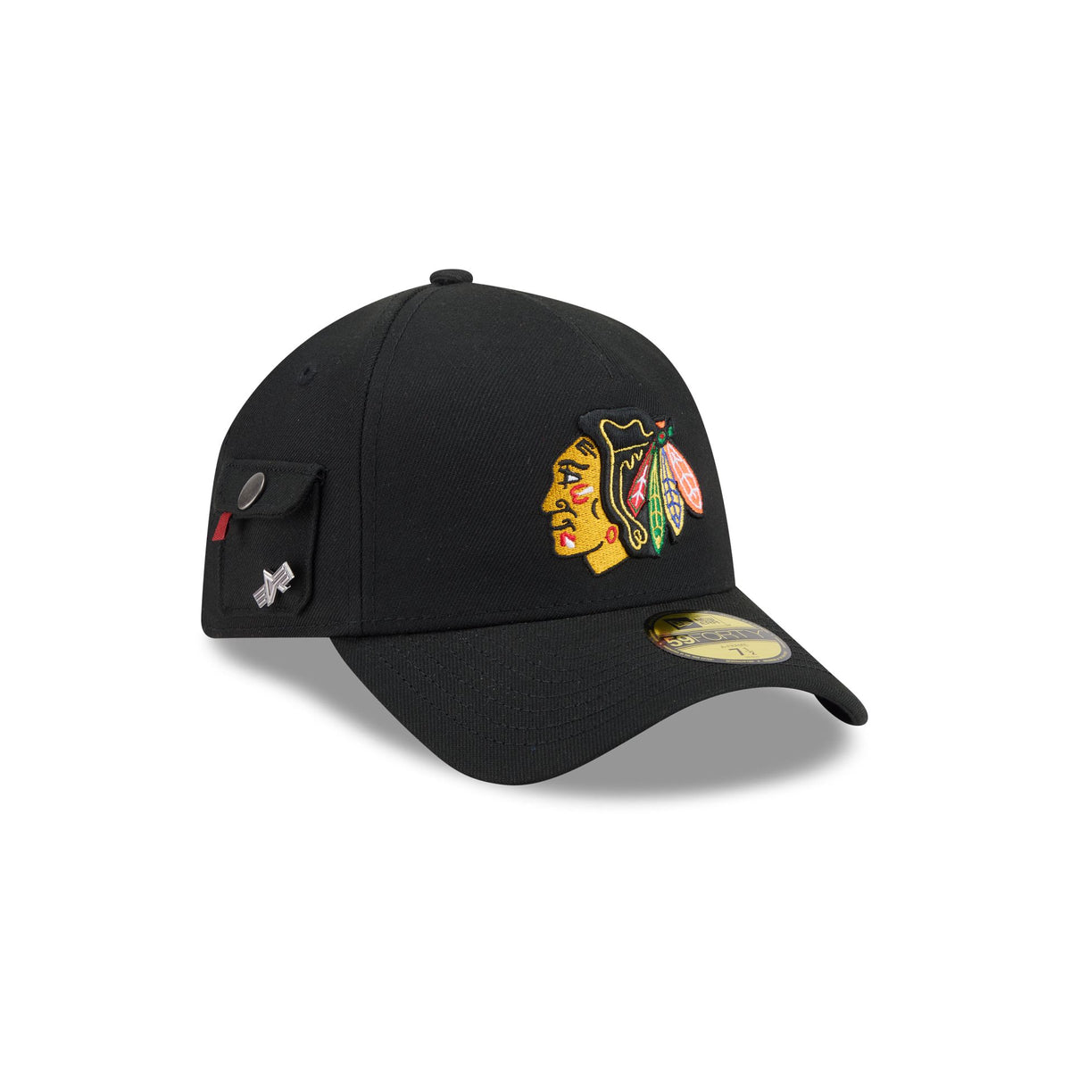 Alpha Industries x Chicago Blackhawks 59FORTY A-Frame Fitted Hat