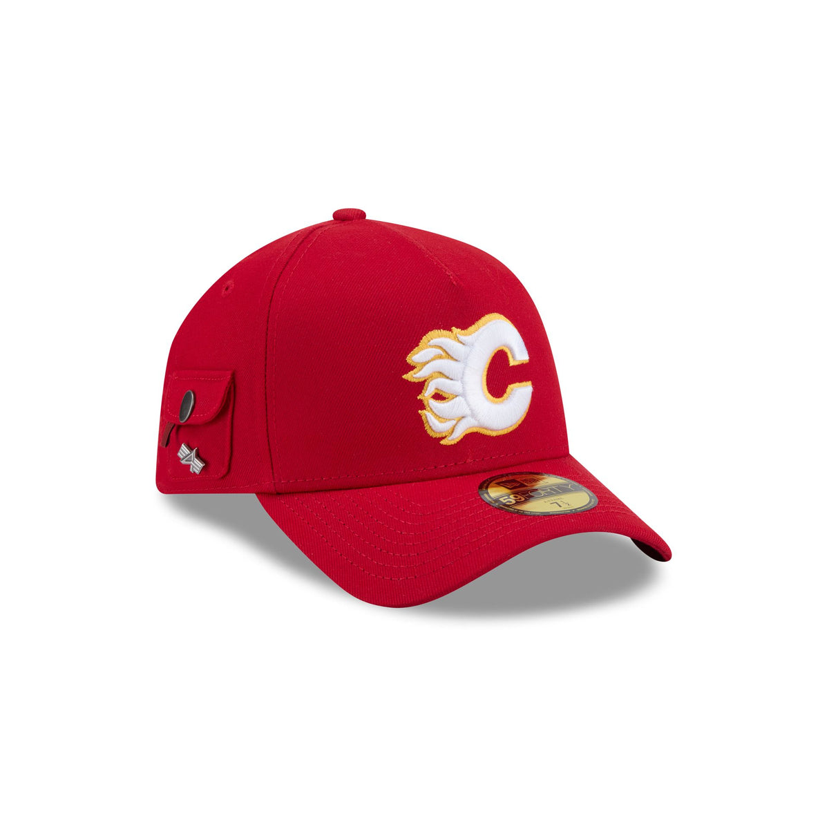 Alpha Industries x Calgary Flames 59FORTY A-Frame Fitted Hat