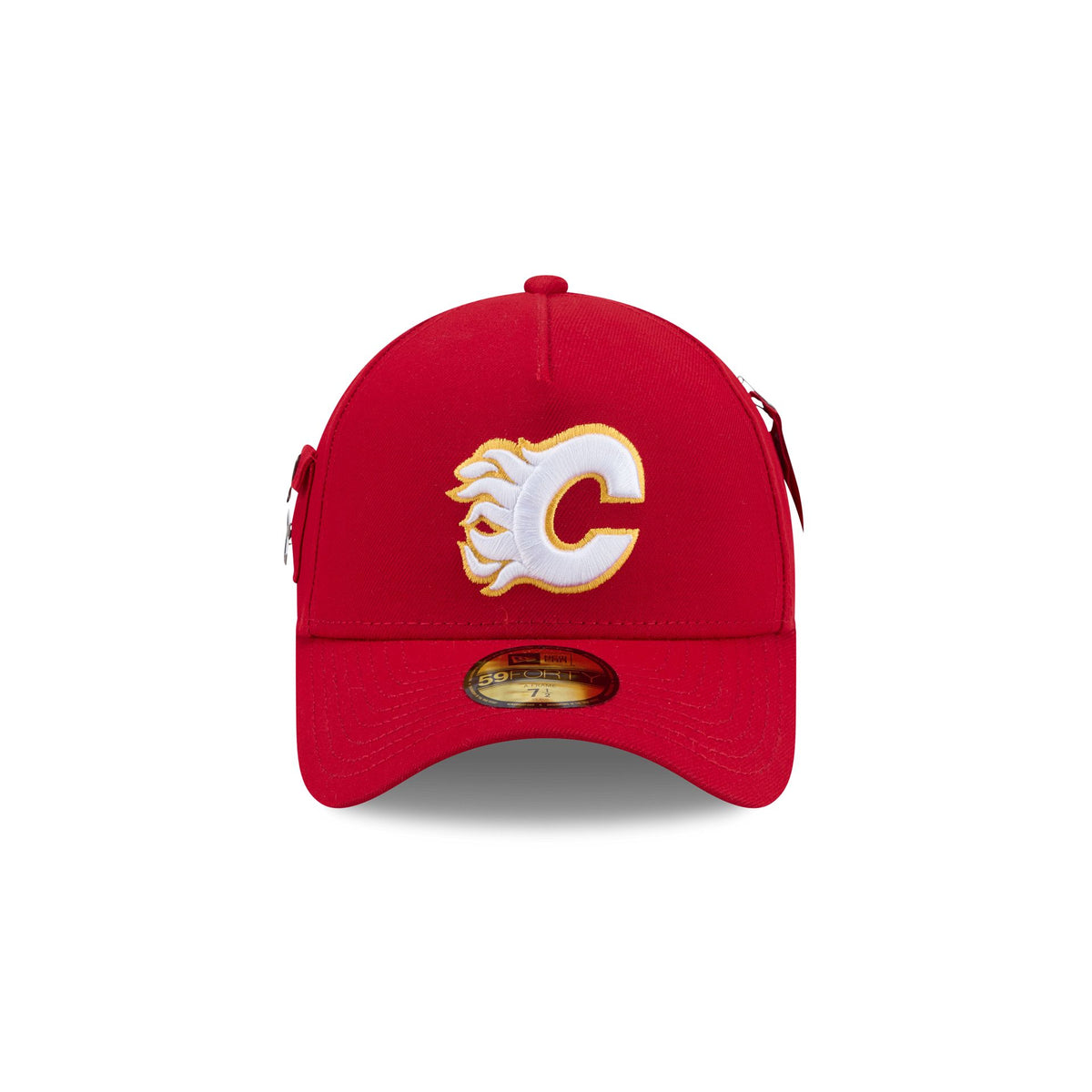 Alpha Industries x Calgary Flames 59FORTY A-Frame Fitted Hat
