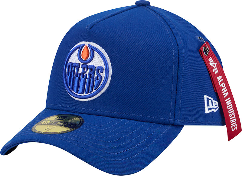 Alpha Industries x Edmonton Oilers 59FORTY A-Frame Fitted Hat