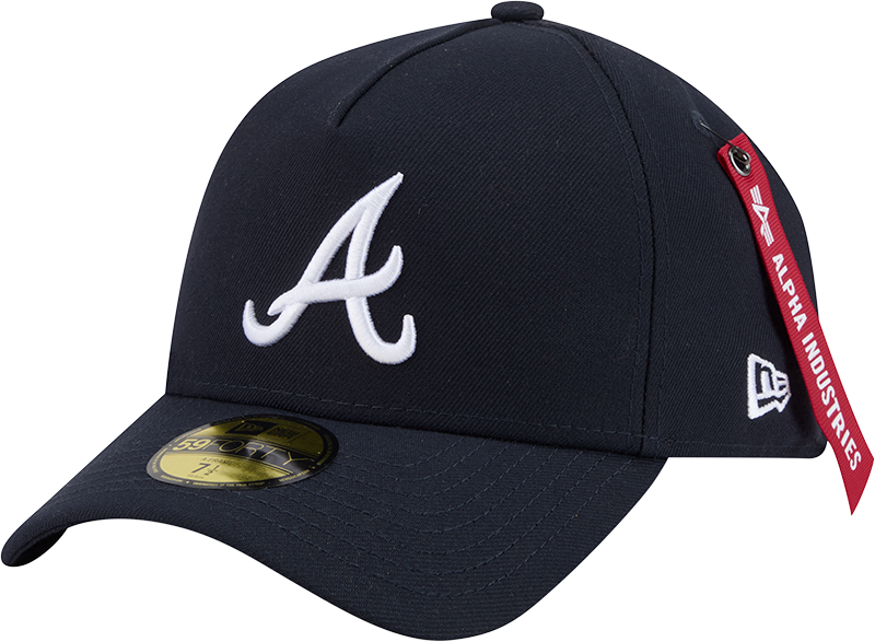Alpha Industries x Atlanta Braves 59FORTY A-Frame Fitted Hat