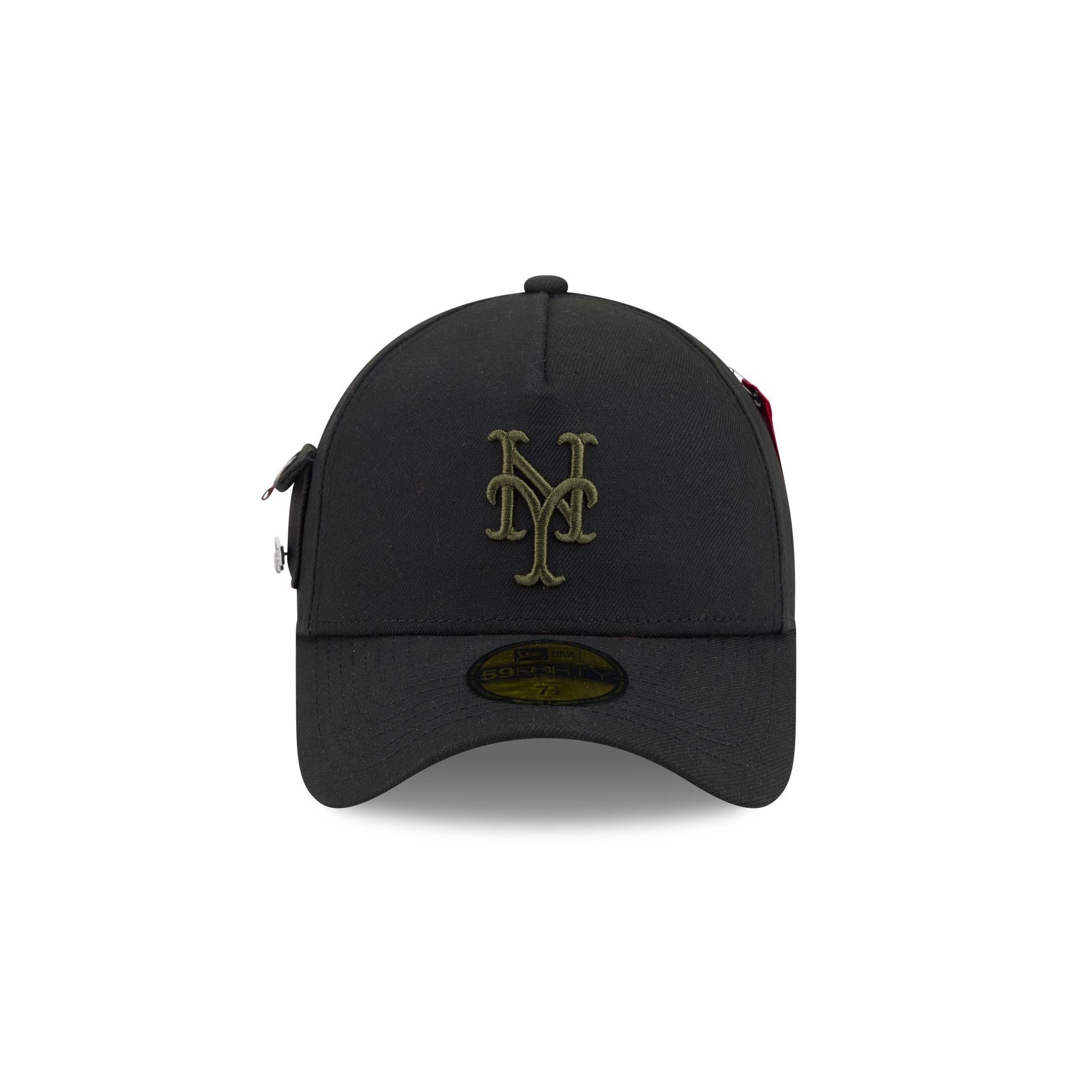 Alpha Industries x New York Mets Black 59FORTY A-Frame Fitted Hat