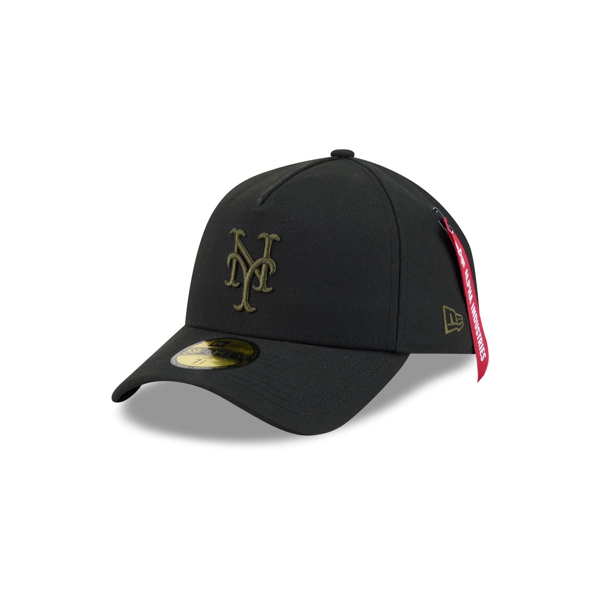 Alpha Industries x New York Mets Black 59FORTY A-Frame Fitted Hat