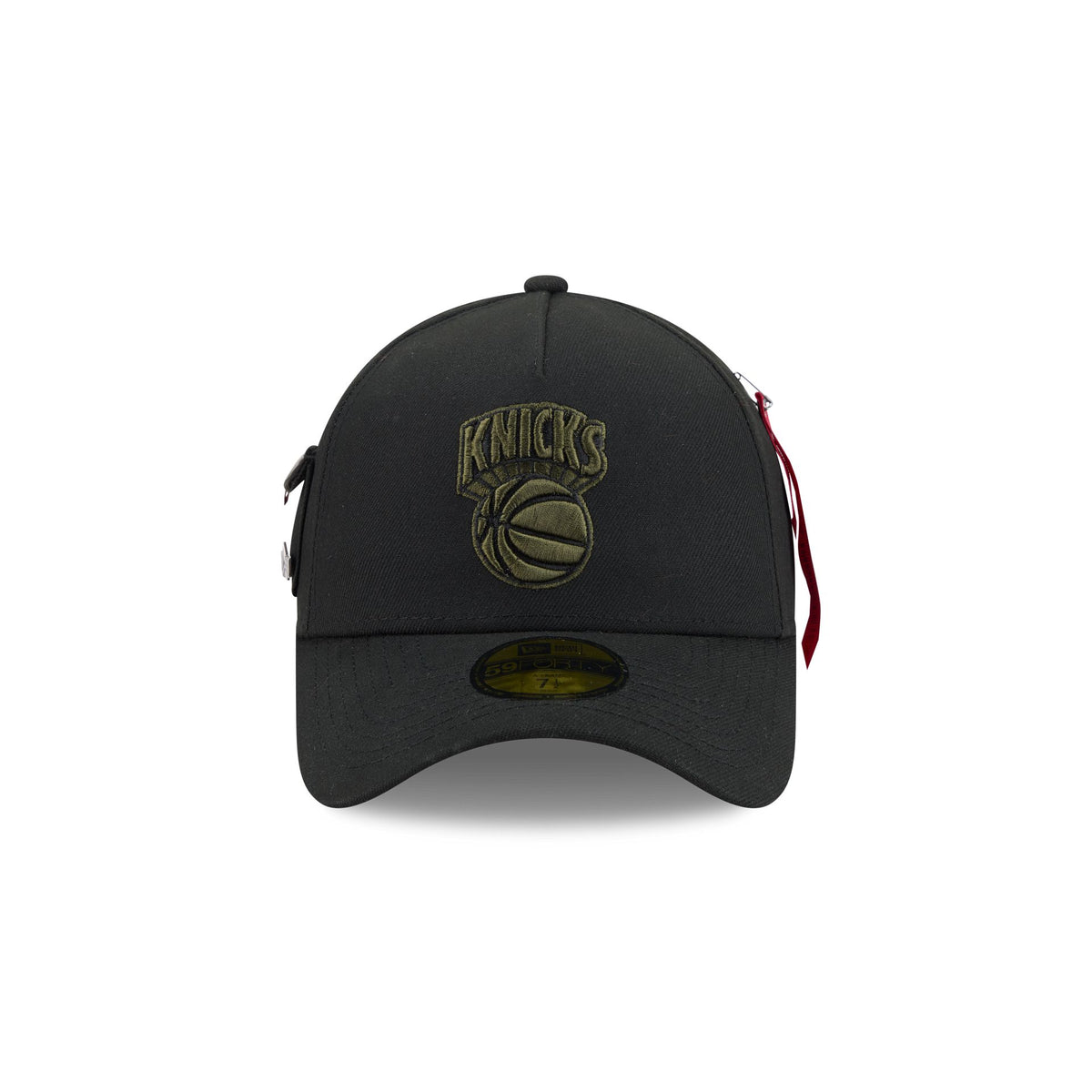 Alpha Industries x New York Knicks Black 59FORTY A-Frame Fitted Hat