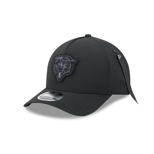 Alpha Industries x Chicago Bears Nylon Black 9FORTY M-Crown A-Frame Snapback Hat