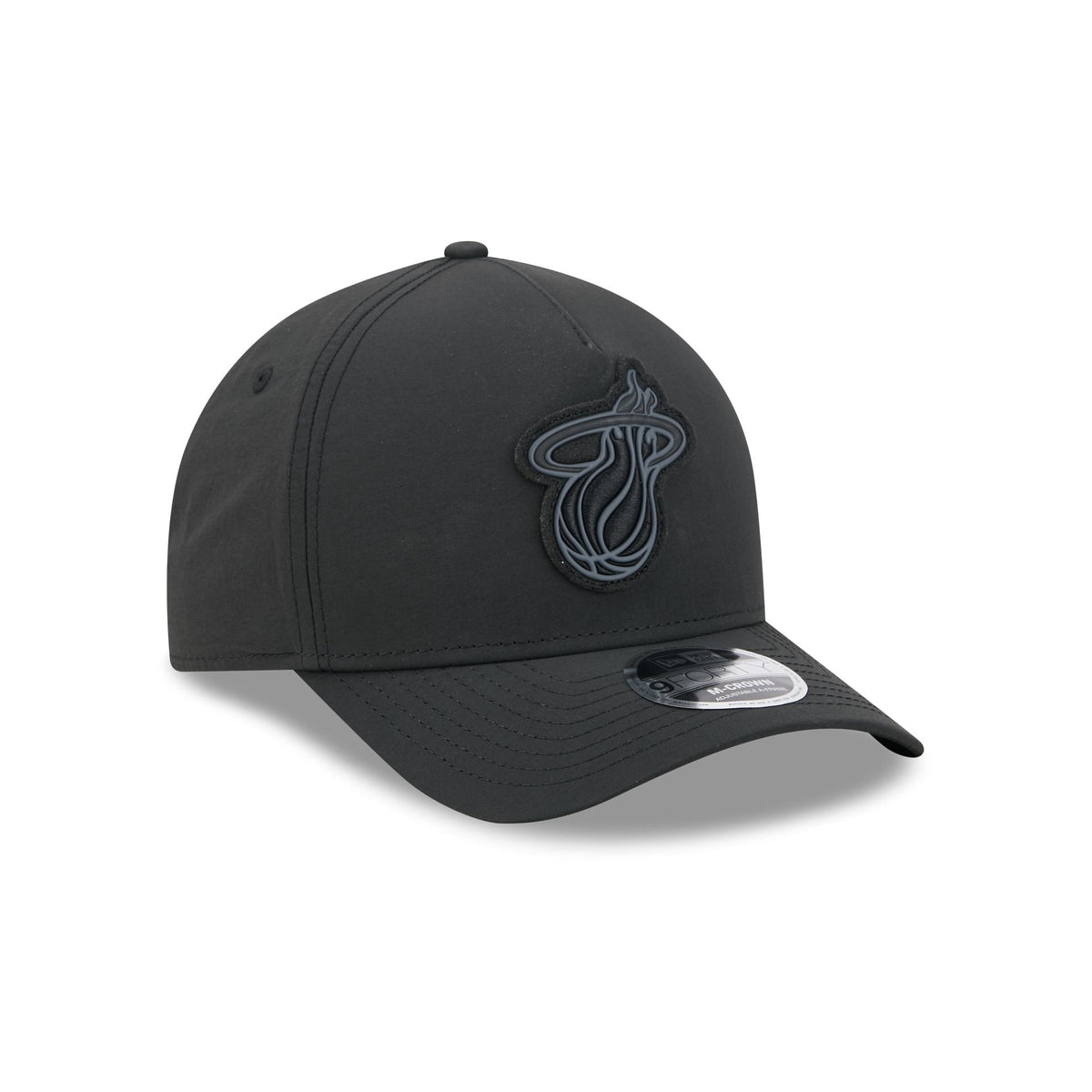 Alpha Industries x Miami Heat Nylon Black 9FORTY M-Crown A-Frame Snapback Hat