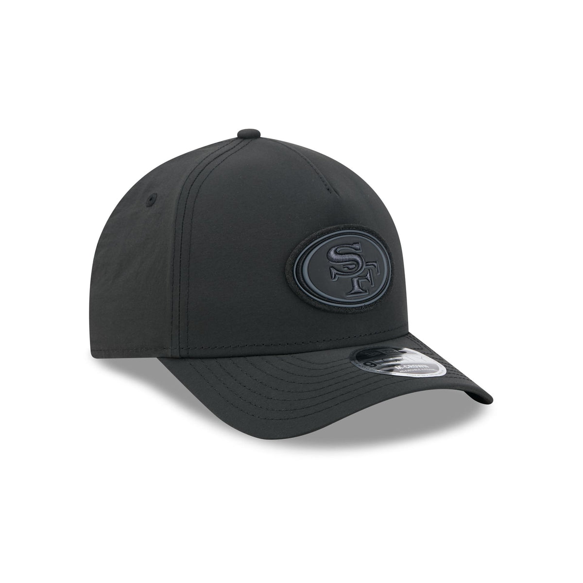 Alpha Industries x San Francisco 49ers Nylon Black 9FORTY M-Crown A-Frame Snapback Hat