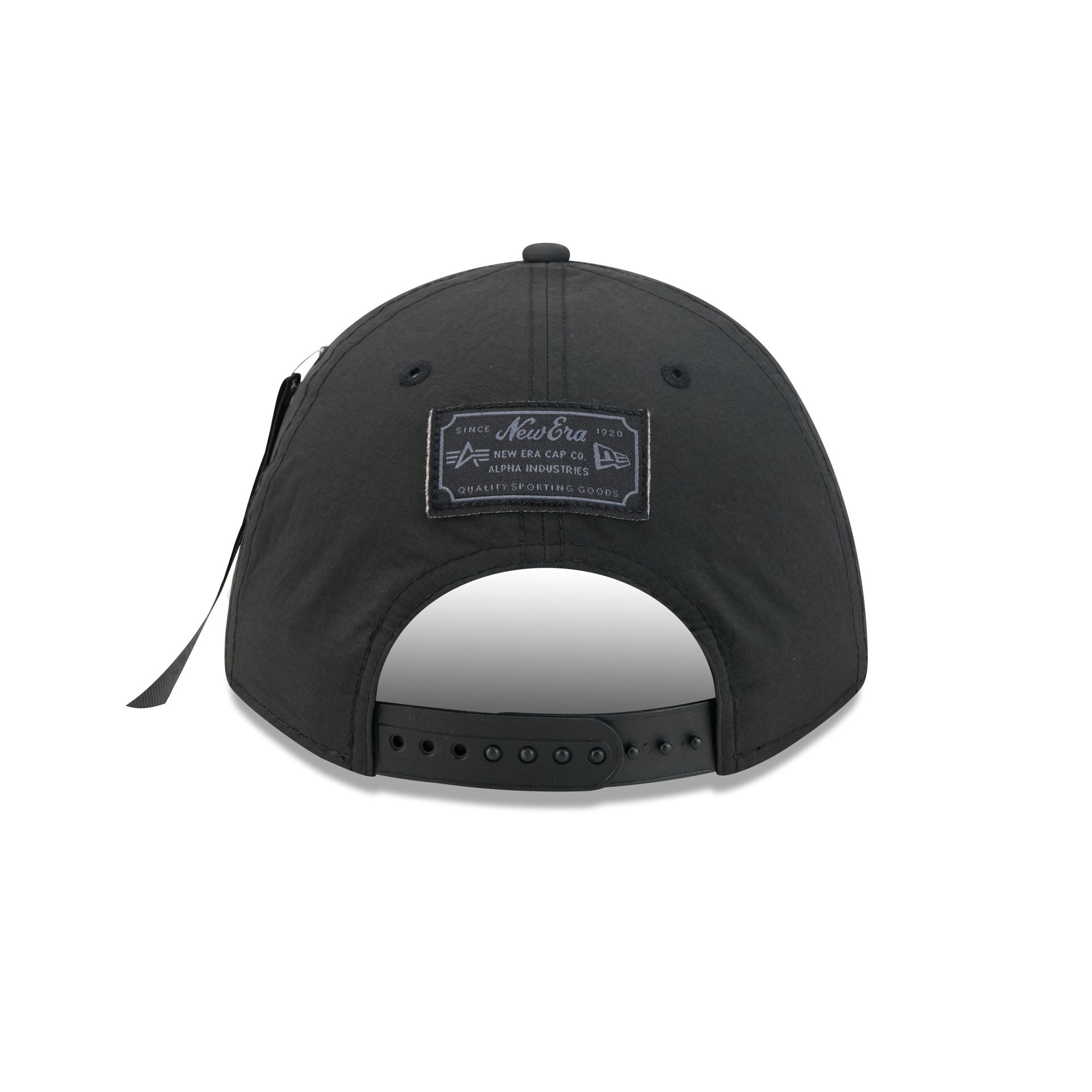 Alpha Industries x Houston Astros Nylon Black 9FORTY M-Crown A-Frame Snapback Hat