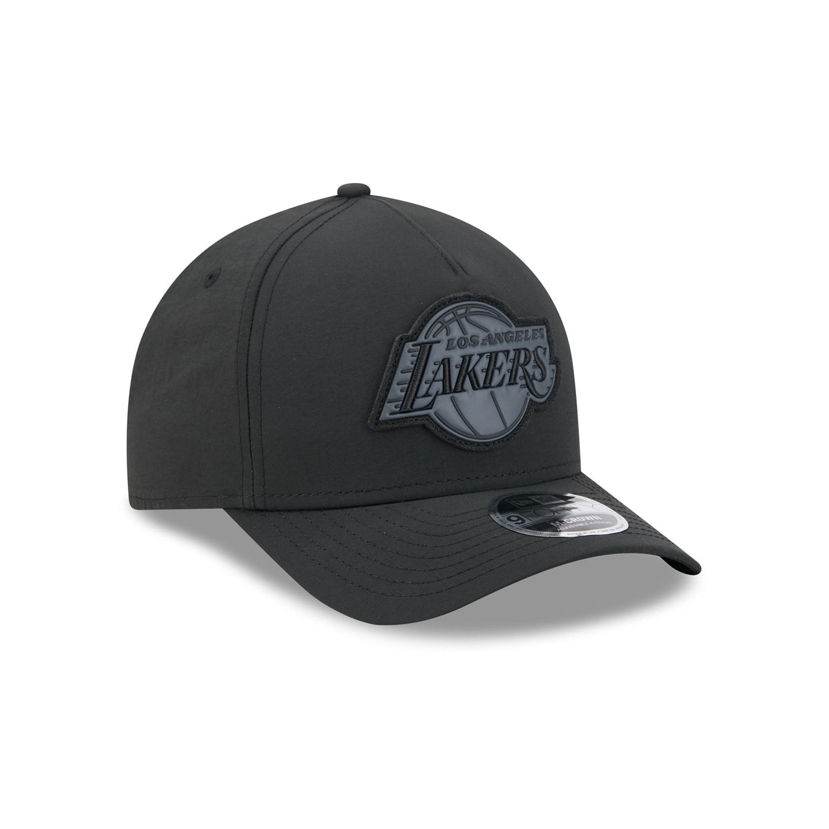 Alpha Industries x Los Angeles Lakers Nylon Black 9FORTY M-Crown A-Frame Snapback Hat